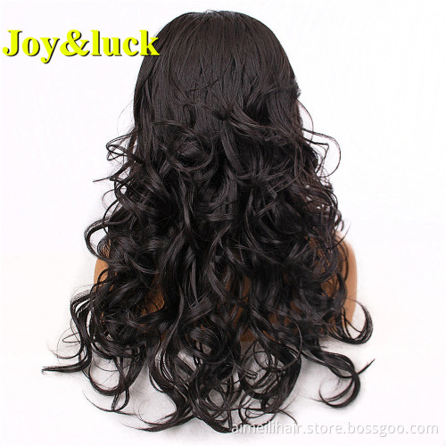 Women's Head Band wig Colored Hairband Wholesale Ladies Hair Scarf Black Long Natural Curly Headband Wig Synthetic Hair Wigs